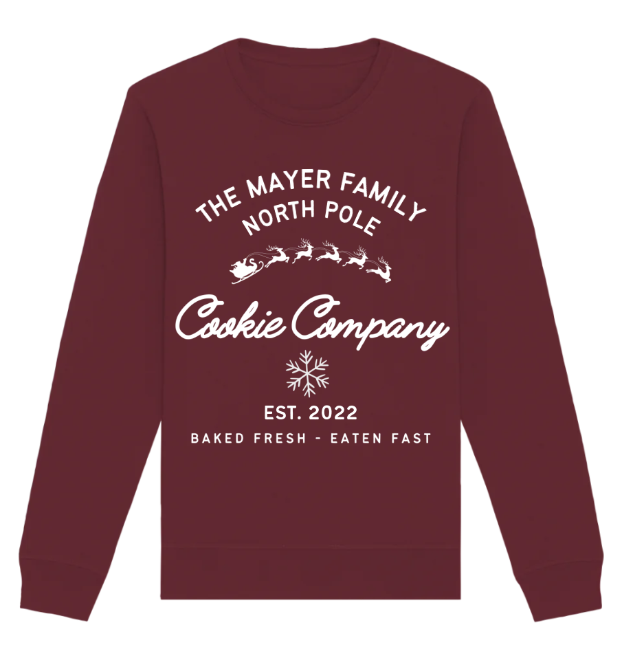 Cookie Company - Personalisierbares Unisex Sweatshirt aus Bio-Baumwolle
